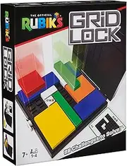 Rubik’s Cube Gridlock Game, The Problem-Solving Puzzle Game Inspired by The Classic Brain Teaser Fidget Toy, for Adults & Kids Aged 7+