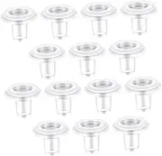 OSALADI Vertical Blinds Bottom Rail Plugs 40pcs Blind Sealing Accessories Button Plugs for Blind Rail Cord Covers