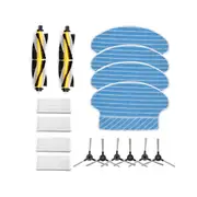 Replacement for 780T 790T Robot Vacuum Cleaner Spare Parts Main Brush Side Brush Mop Hepa Filter