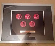 Coca Cola 2014 Sochi Winter Olympics Framed Coke Pin Set 20x27 Advertising Sign