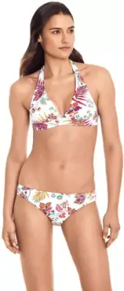 LAUREN RALPH LAUREN 274641 Jacobean Floral Printed Bottoms Multicolored 14