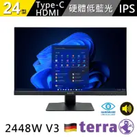 在飛比找momo購物網優惠-【terra 沃特曼】2448W V3 24型 IPS 10