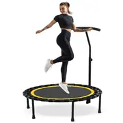 ADVWIN 50-inch Mini Trampoline Fitness Rebounder for Adults and Kids Max Load 150kg Yellow
