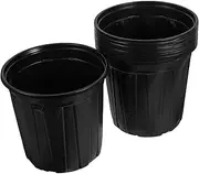MOBUTOFU 10pcs Black Plastic Nursery Pots for Indoor and Outdoor Plant Cultivation Elegant Succulent Planting Containers Durable Garden Supplies for Optimal Growth