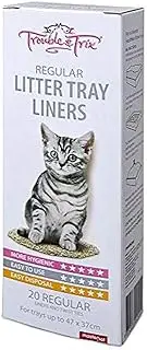 Trouble and Trix Litter Tray Liners, 20 count