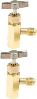 HORIALENCE 2pcs Self Sealing Can Tap Valve Dispenser Tool for Automotive and Home Air Conditioning Recharge Durable Design Compact and Portable Compatible with Acme Threaded Valve
