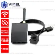 Portable Wireless DIY 128GB Spy Button Camera SONY IMX323 WIFI LIVE View