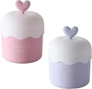 2Pcs Cleanser Foam Cup, Portable Cleanser, Cleanser Foam Maker, Foam Cup Whip Bubble Maker, Face Wash Cute Skincare Tools, for Girl Face Washing Shower /437 (Color : B)