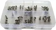 PC Fan Screws 60Pcs M2 M2.5 Spring Screws Nuts Computer Graphic
