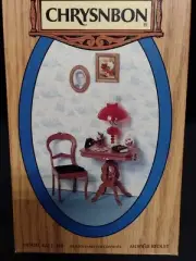 Chrysnbon Dollhouse Heritage in Miniatures Table Chair Frames Stereoscope F-110