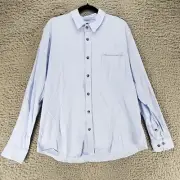 PX Shirts Mens XL Blue Long Sleeve Button Up *NWT*