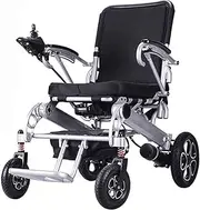 Foldable Electric Wheelchair, Supports 220 Lb Intelligent Electric Power Wheelchair with Joystick, Lightweight Portable Medical Scooter