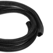 10ft 1 Inch Black Wire Loom Split Tubing Cord Protectors Flexible Conduit
