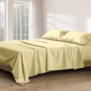 King Sheets Set Egyptian Cotton - 1200 Thread Count 4 PC Egyptian Cotton Sheets