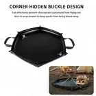 BBQ Fire Pit Mat Fireproof Heat Resistant Mat Deck Patio Outdoor Floor Protector