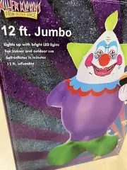 Huge 12 Ft. Killer Klowns from Outer Space Jumbo Inflatable Spirit Halloween New