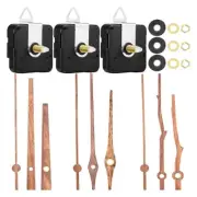 Quartz Clock Movement Mechanism Parts with 3 Types of Walnut Wood Clock2071