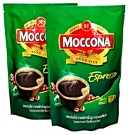 Instant Coffee Powder Espresso Bag Moccona 100% Arabica Ground Roast 120 g * 2