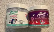 2X Alani Nu Pre-Workout BLue SLUSH & Hawaiian Shaved Ice, 20 servings each NEW