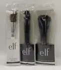 Set of 3 ELF (e.l.f.) Brushes - Complexion, Pointed Foundation, & Bronzing, New