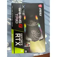 在飛比找蝦皮購物優惠-MSI RTX 2070 SUPER GAMING X TR