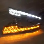 Pair LED Daytime Running Lights DRL Signal Lamps For Nissan Altima 2013-2016