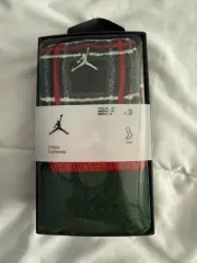 NIKE AIR JORDAN CREW SOCKS 3-Pack Gift Set Big Kids 5Y-7Y BJ0721-023