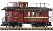 PIKO G Scale ~ New ~ Pennsylvania Railroad (PRR) Drovers Caboose #21015 ~ 38660