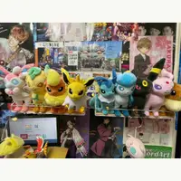 在飛比找蝦皮購物優惠-日本寶可夢中心官方正版伊布家族玩偶布偶九隻一套水伊布仙子伊布