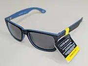 Foster Grant Sunglasses Blue Black Polarized Square 100% UVA UVB FGMP 20 01 CGR