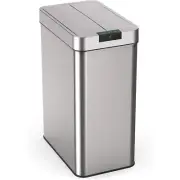 hOmeLabs 21 Gallon Automatic Trash Can for Kitchen - Stainless Steel Garbage Can