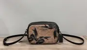 COACH CZ769 Jamie Camera Bag In Signature Canvas & Leather Bow Print Tan/Black