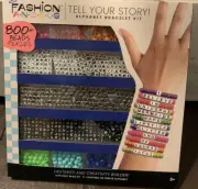 Fashion Angels Tell Your Story Alphabet DIY Kit 800+ Beads Name Bracelets