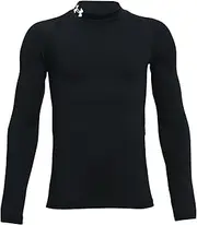 [Under Armour] Boys' ColdGear Mock Long Sleeve T-Shirt