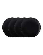 [Maxwell & Williams] Caviar Coupe Plate 20cm Set of 4 in Black