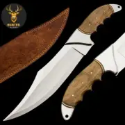 RAZORBACK RIGID STYLE KNIFE with WALNUT WOOD | Full Tang Handmade D2 Steel Knife