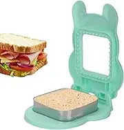 Sandwich Sealer and Cutter | Sandwich Shape Cutters | Square Sandwich Uncrustable Cutter, Homemade Bread Sandwich Maker for Childrens Boys Girls