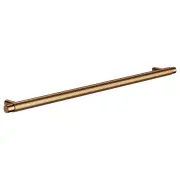 Oppen Round Pull 328mm Cabinet Handle (Linear Knurled), Lustre Bronze