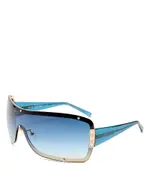 Le Specs Veiled Shield Sunglasses, 55mm