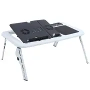 Laptop Folding Desk Sliding Keyboard Tray Adjustable Laptop Stand With Large