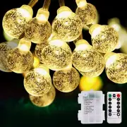 2 Pack Globe String Lights Battery Operated Christmas Balls Lights,16FT 40 LED T