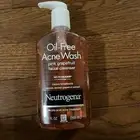 Oil-Free Acne Wash, Pink Grapefruit Facial Cleanser, 9.1 fl oz (269 ml)