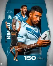 PENRITH PANTHERS CANTERBURY BULLDOGS NRL rugby TEAM PLAYER poster,BARGAIN,2