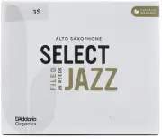 D'Addario Organics Select Jazz Filed Alto Saxophone Reeds - 3 Soft, 25-pack