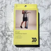 Flat Resistance Bands 3 Count All In Motion Light/Medium/Heavy