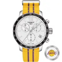 在飛比找Yahoo奇摩購物中心優惠-TISSOT 天梭 X NBA 洛杉磯湖人隊特別版腕錶-42