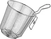 Alipis Stainless Steel Pasta Strainer Basket with Handle for Cooking Boiling Strainer Skimmer Spoon Small Fry Basket Asian Spider Fine Mesh Noodle Colander Hot Pot Dumpling Kitchen Tool