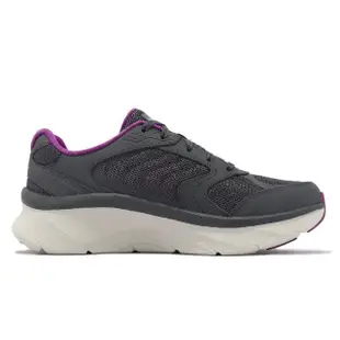 【SKECHERS】休閒鞋 Arch Fit D Lux 女鞋 灰 紫 避震 回彈 運動鞋(149686CCPR)