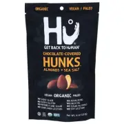 Hu Kitchen Chocolate-Covered Hunks, Almonds + Sea Salt, 4 Ounces