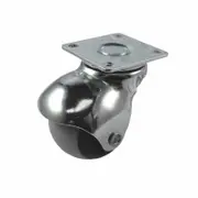 Easyroll 38mm 25kg Swivel Plate TPR Ball Wheel Castor